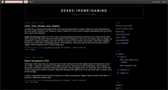 Desktop Screenshot of gaming.deaks.org