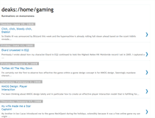 Tablet Screenshot of gaming.deaks.org